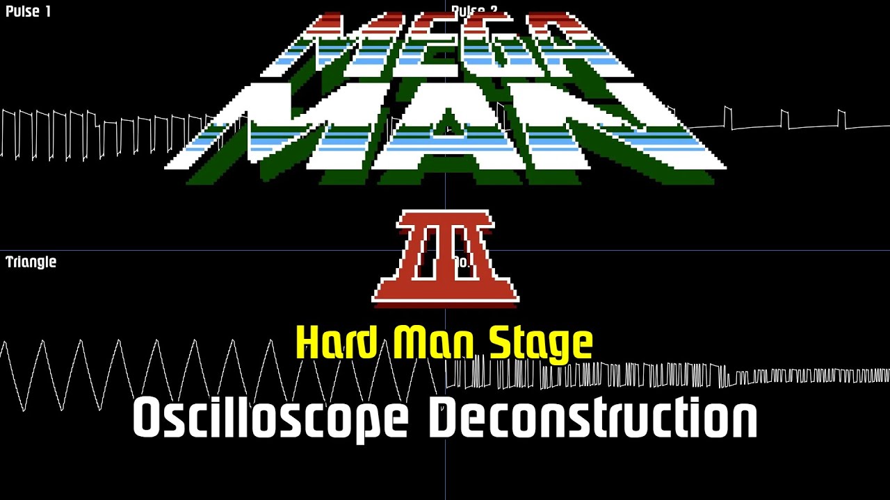 Mega Man 3 (NES) - Hard Man Stage [Oscilloscope Deconstruction]