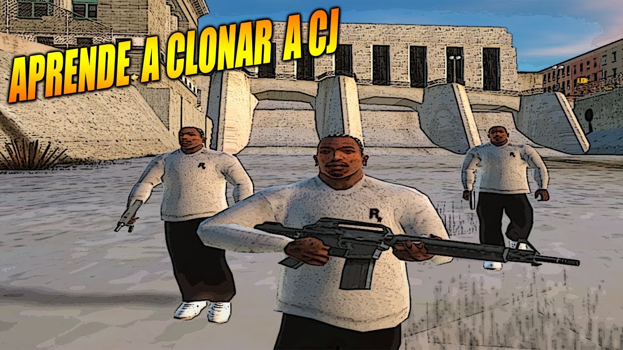 ¡INCREIBLE! ASI DE FACIL PODEMOS CLONAR A CJ EN GTA SAN ANDREAS
