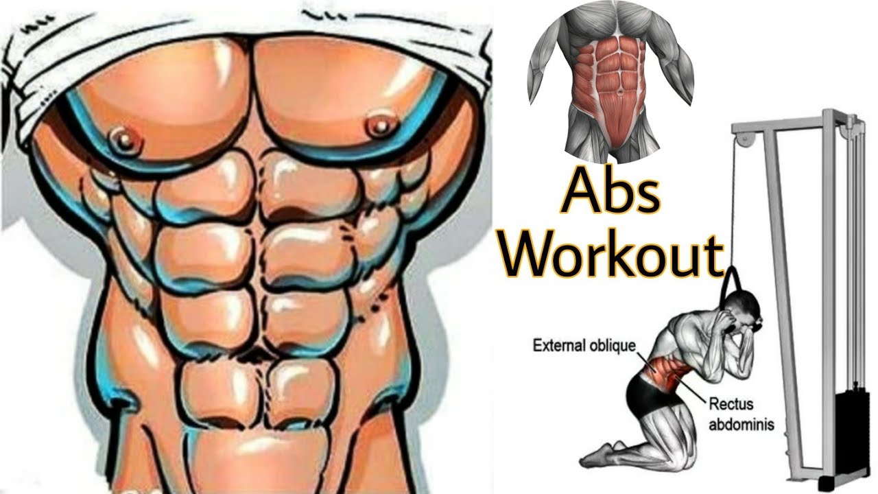 تمارين البطن في الجيم لعضلات بطن اكثر بروزا || Abs Workout At Gym For Bulky Abs