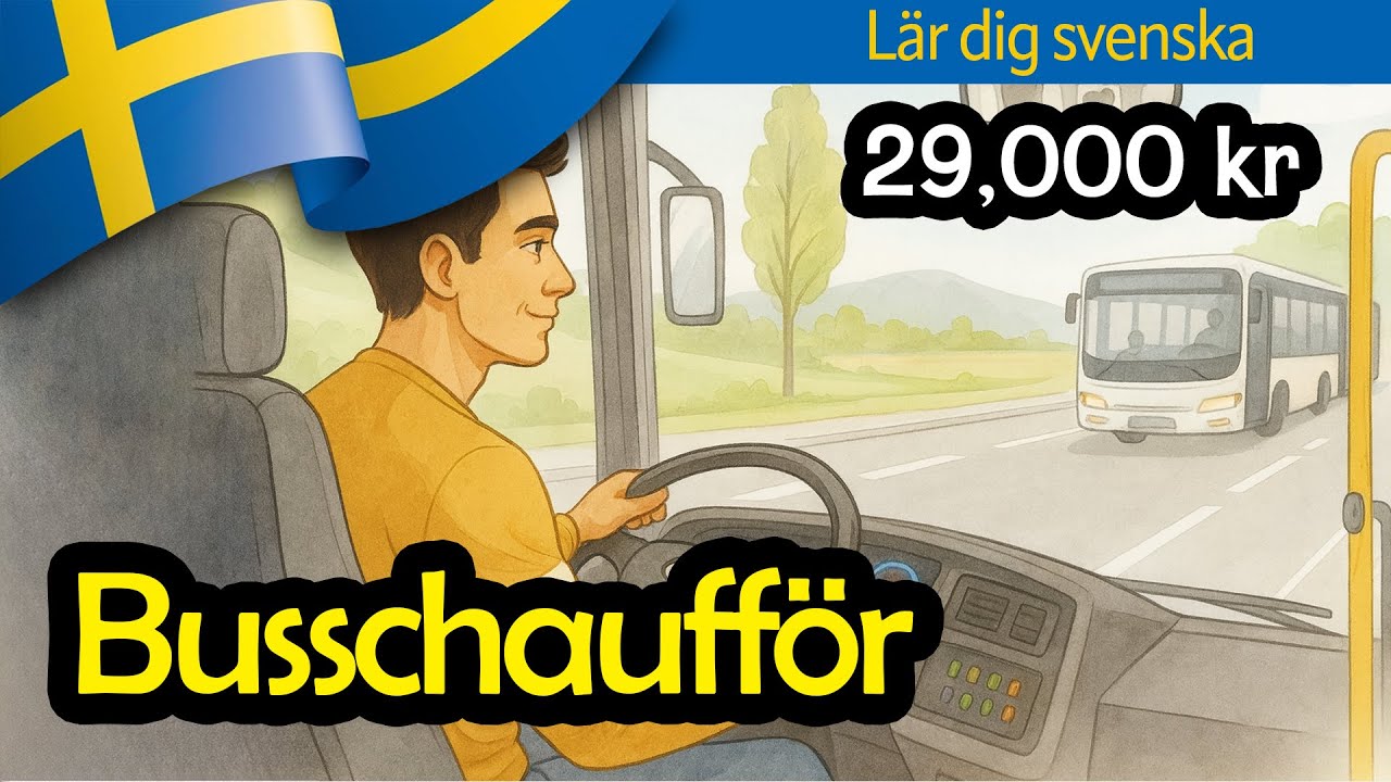Lär dig svenska (Busschaufför)