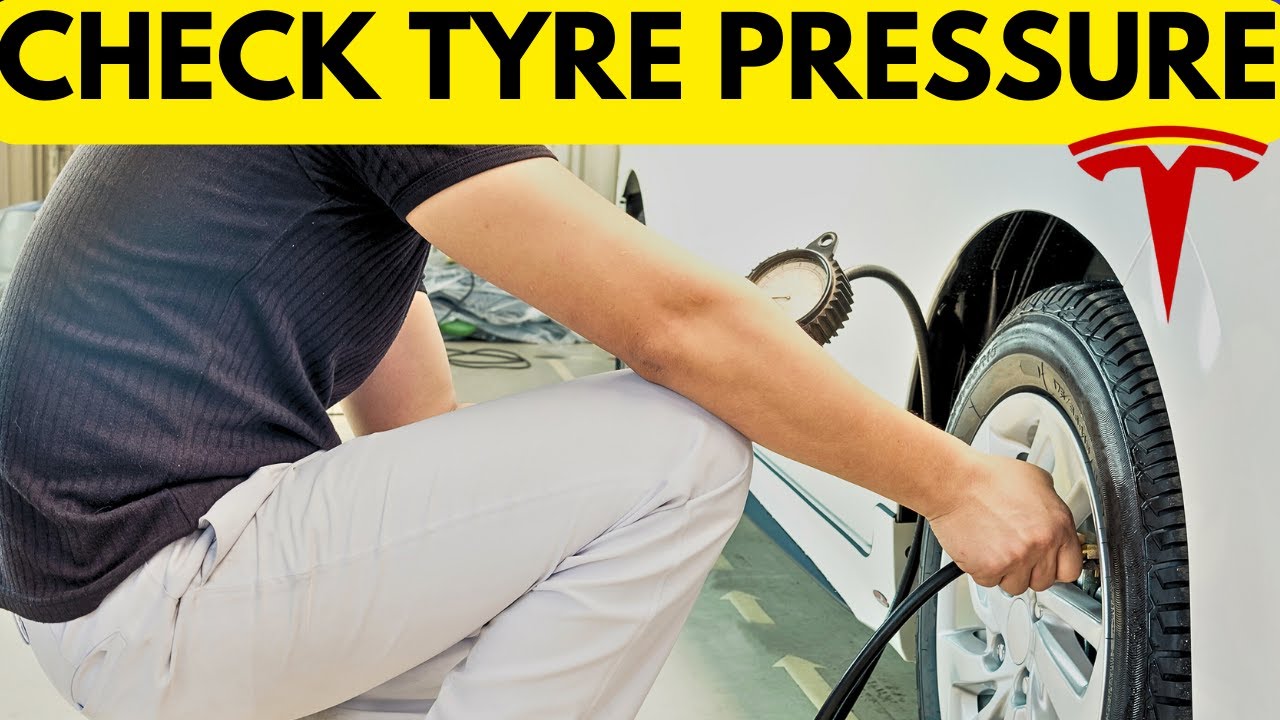 [EASY GUIDE] HOW TO CHECK TYRE PRESSURE IN TESLA AND FILL UP WITH AIR