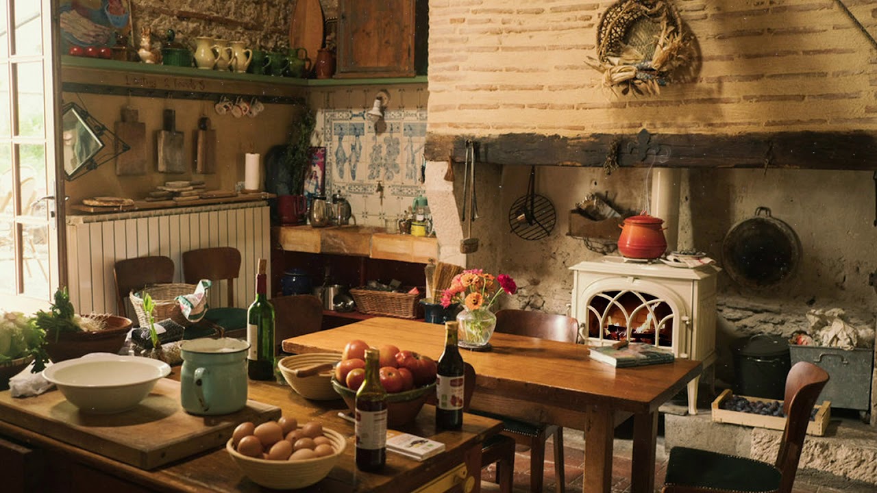 ambience | ASMR French Farm Cottage Kitchen | 1 hour