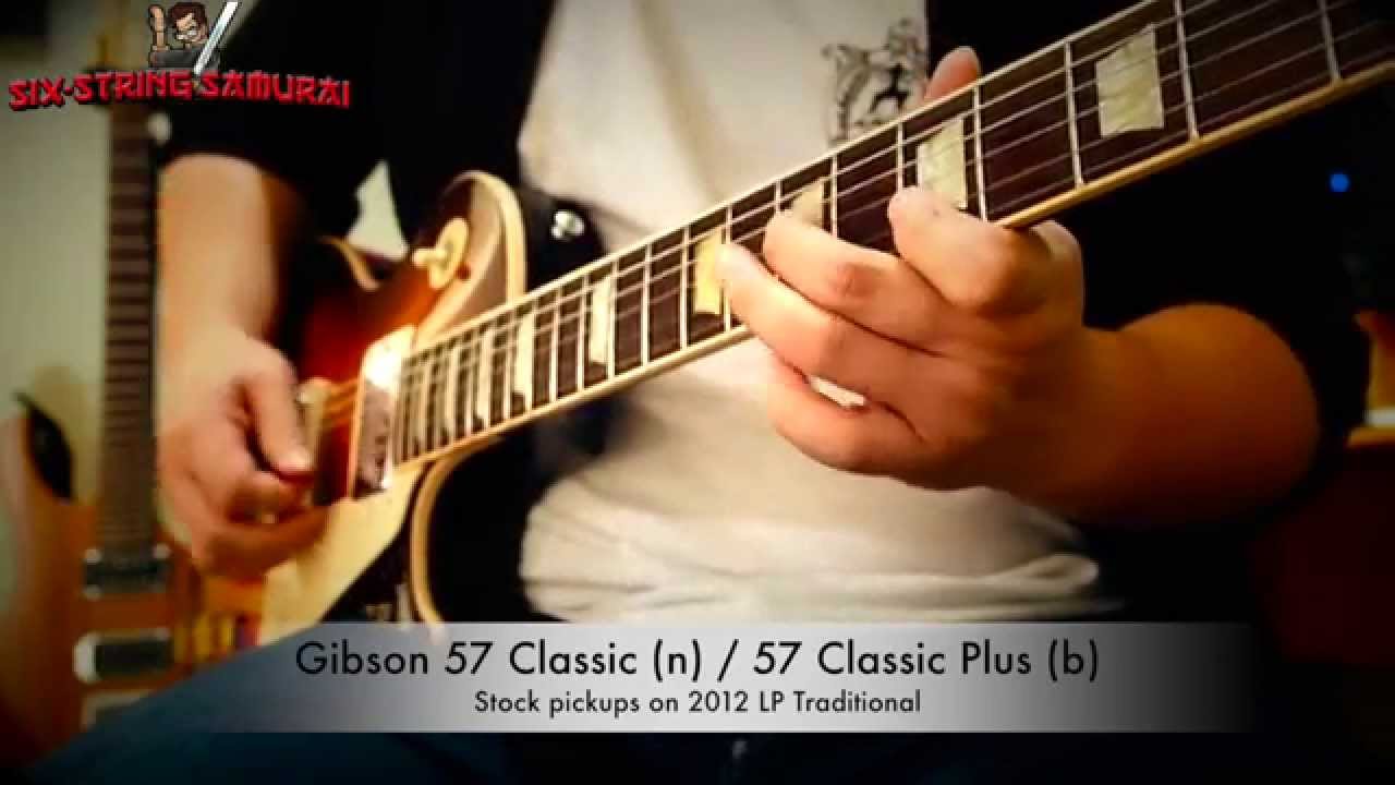 Gibson 57 Classic / Classic Plus vs Seymour Duncan Slash Alnico II Pro Set