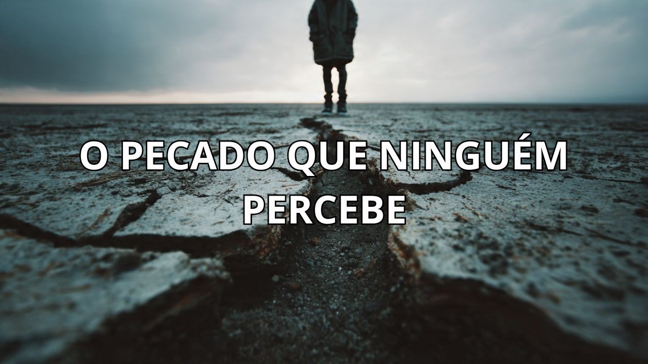 O pecado que ninguém percebe, mas que nos afasta de Deus
