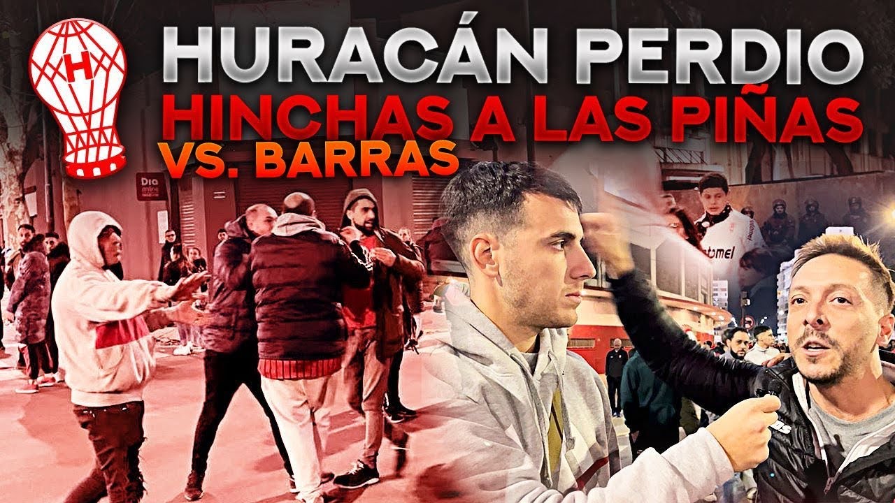 PELEA ENTRE HINCHAS / HURACÁN PERDIÓ CON AT. TUCUMÁN / REACCIÓN