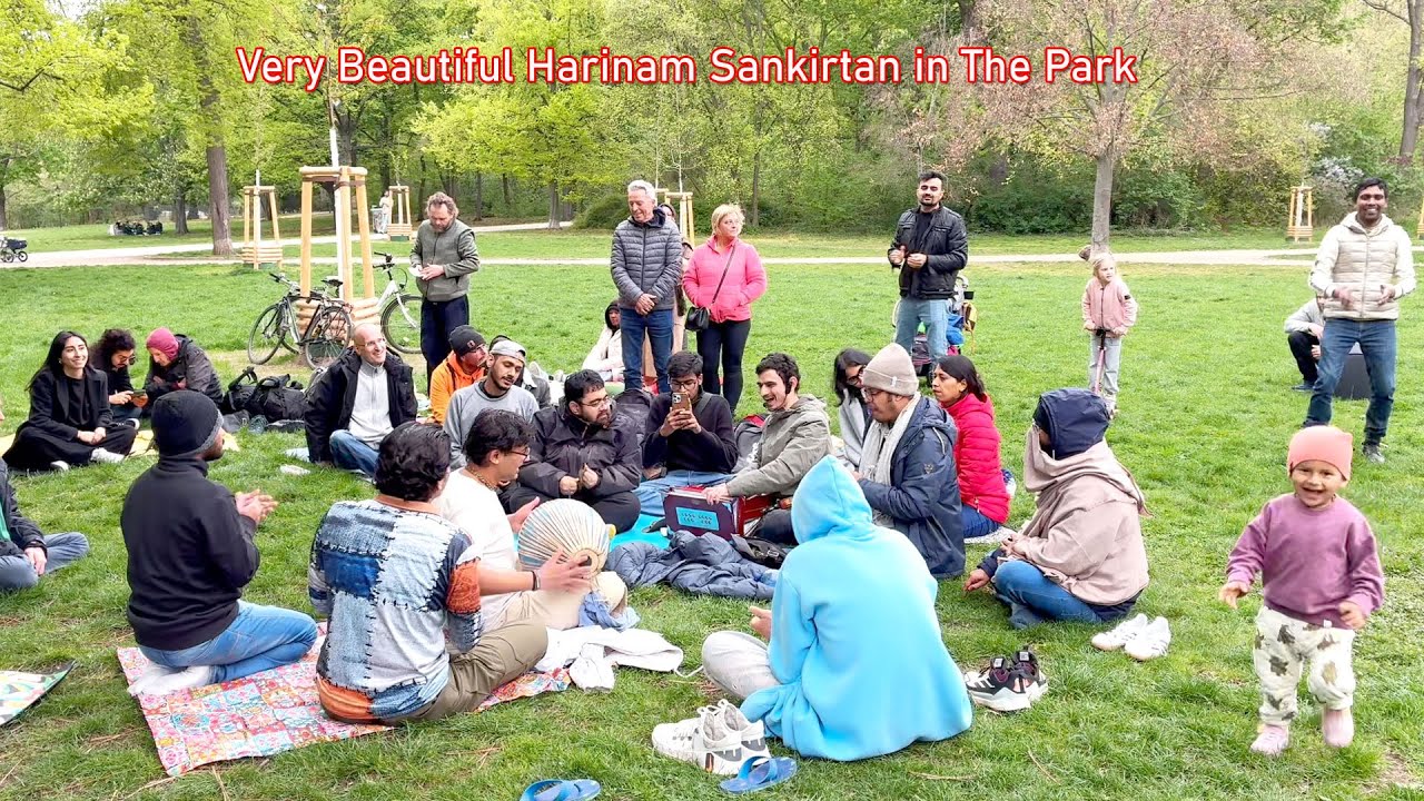 Very Beautiful Harinam Sankirtan in The Park