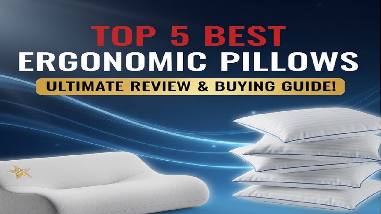 These 5 Pillows Fixed My Neck Pain! 😱 Best Ergonomic Pillows 2025 Tested & Rated