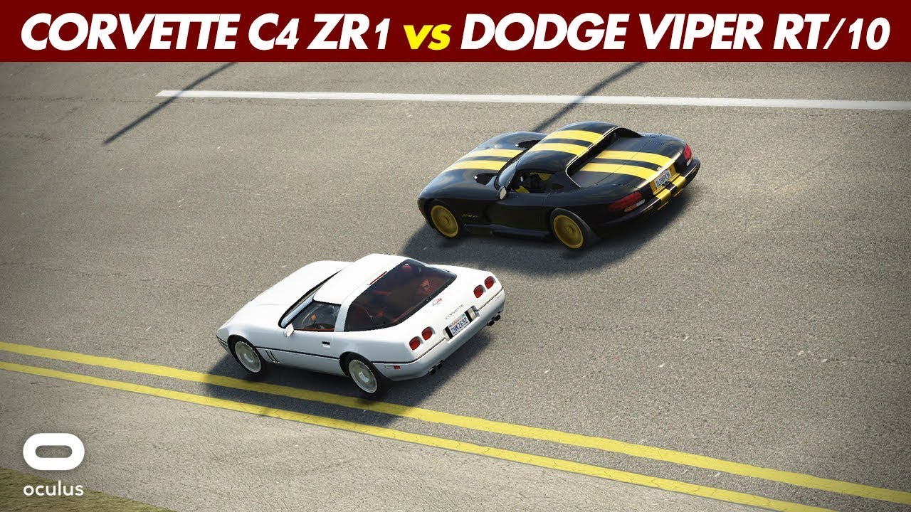 Chevrolet Corvette C4 ZR1 vs Dodge Viper RT/10 - Daytona