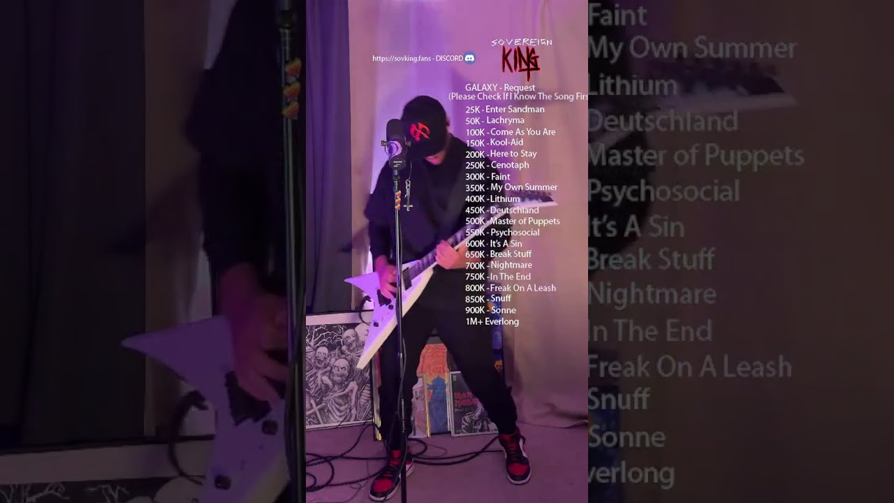 Vocal + Guitar Jam! (Metallica, Slipknot, Linkin Park, Deftones, SOAD, Rammstein, Requests etc.)