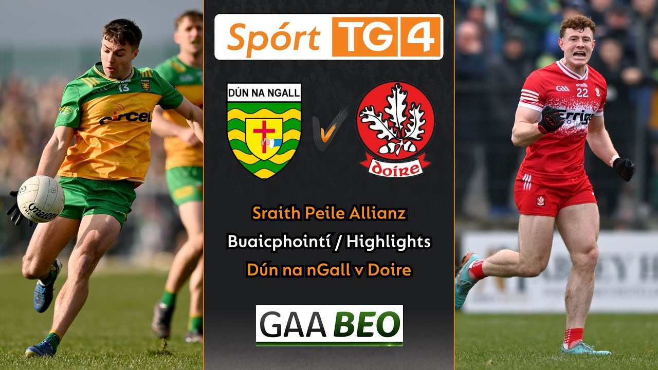 Dún na nGall-1-22 Doire-1-19 | Buaicphointí/Highlights | Sraith Peile Allianz Roinn 1 (2025)