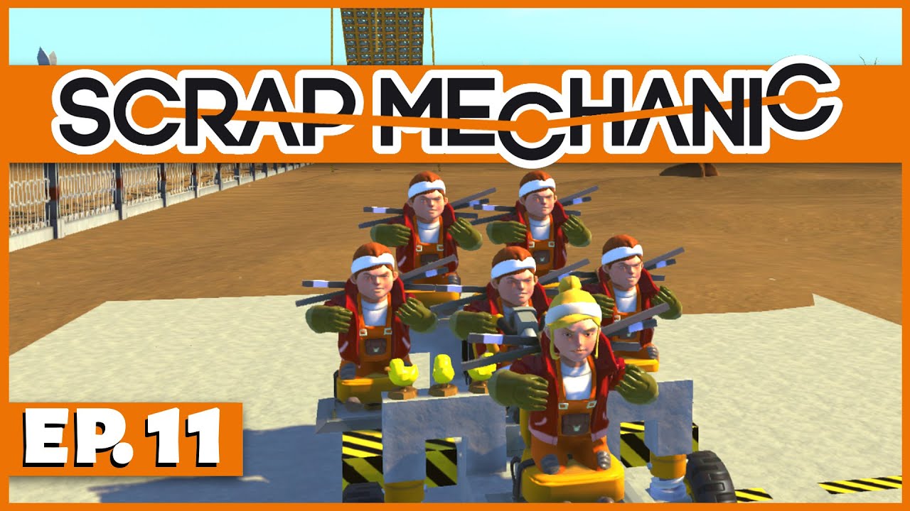 Scrap Mechanic - Ep. 11 - The Great Multiplayer Race! - Let's Play Scrap Mechanic Gameplay