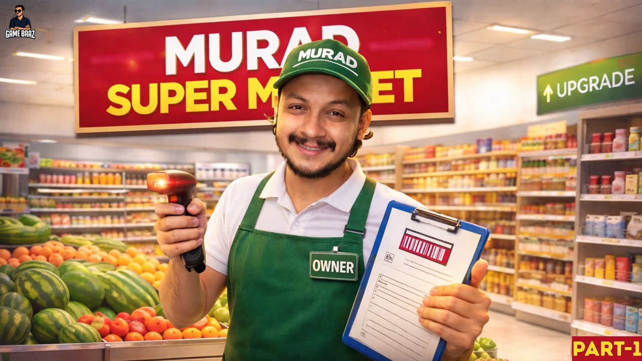 I Opened My Supermarket! 🛒 | Supermarket Simulator #1