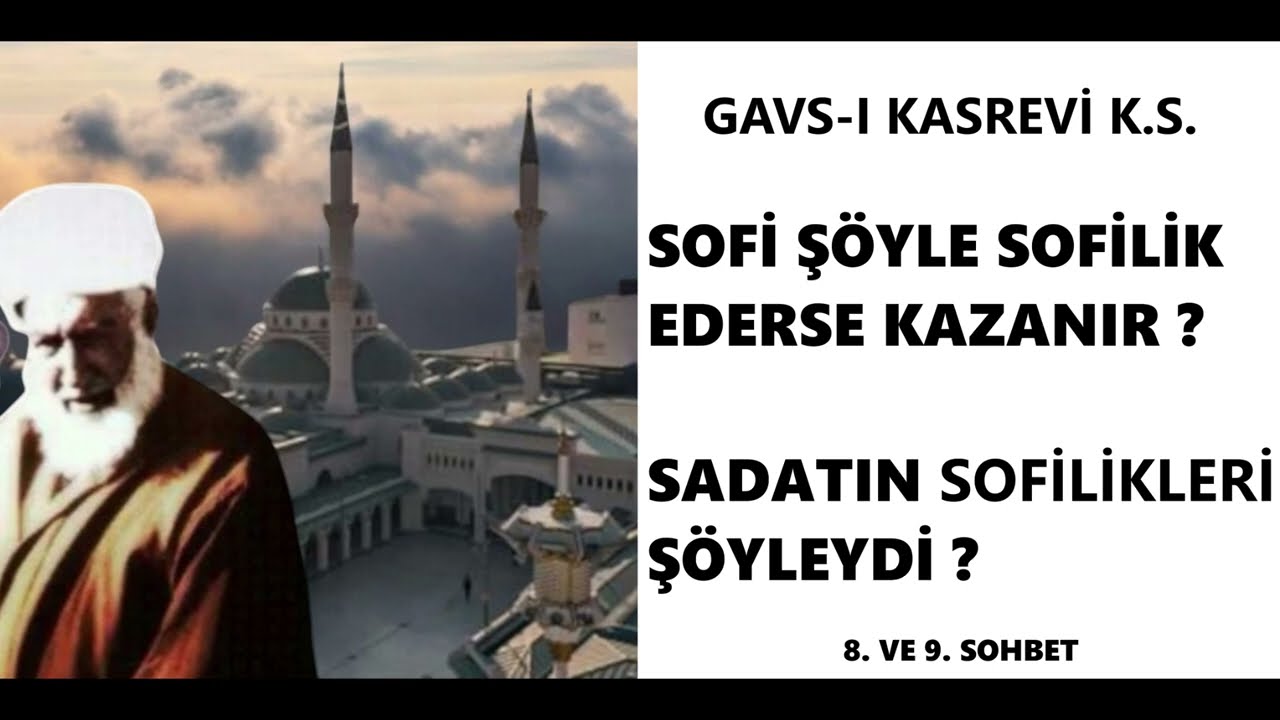 GERÇEK SOFİ ŞÖYLE OLMALIDIR ...