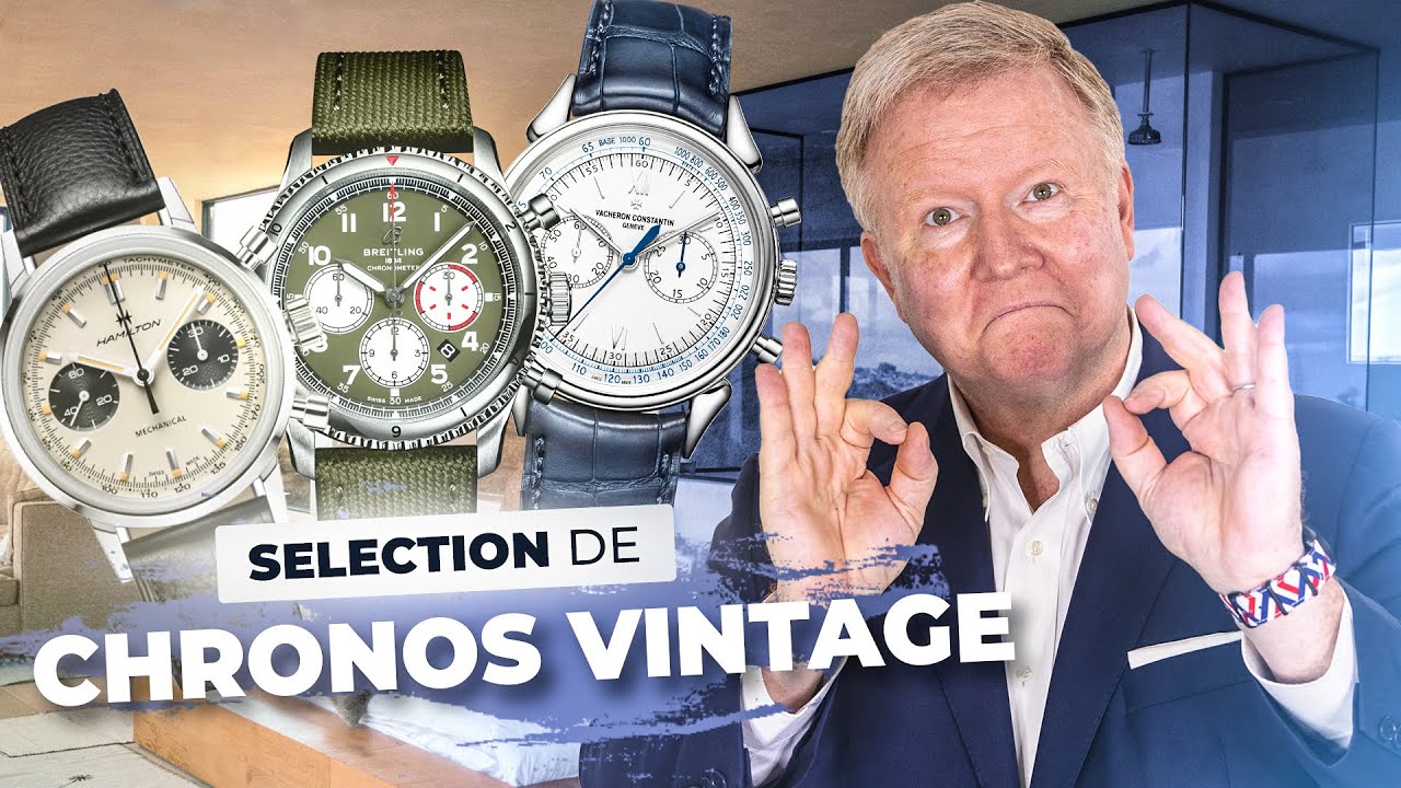 5 montres Chronographes 