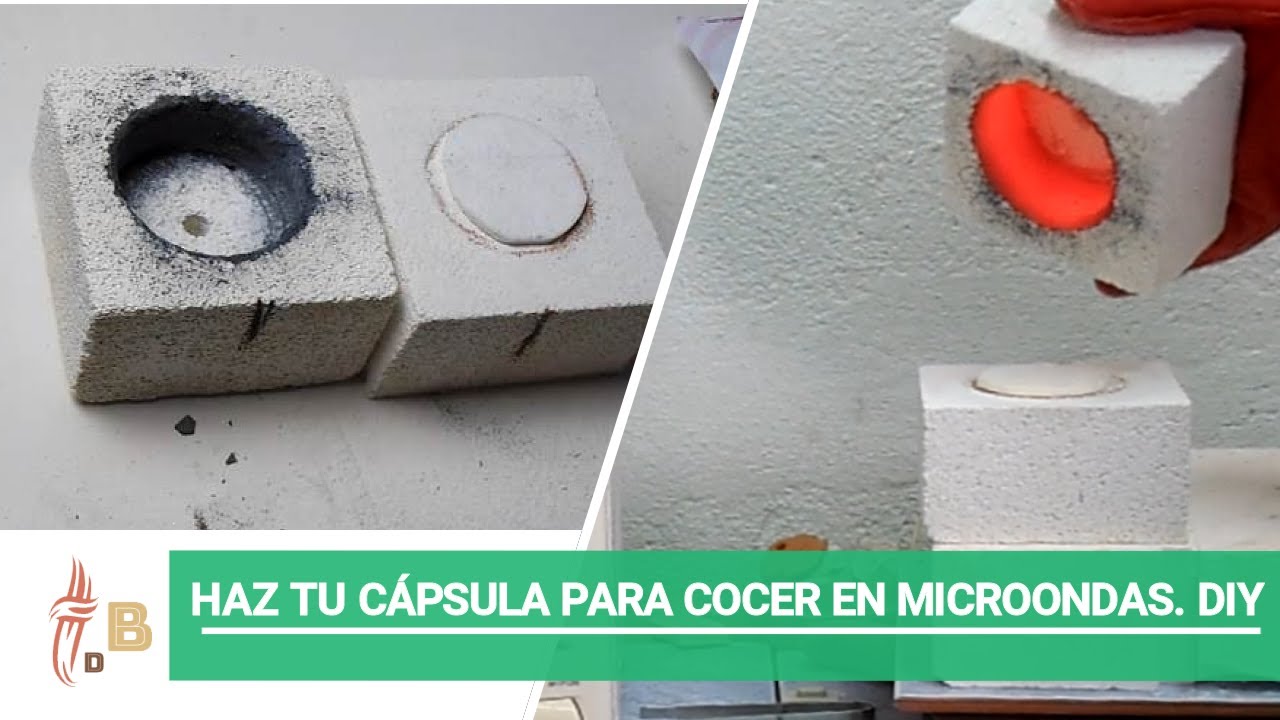 HAZ TU CÁPSULA PARA COCER EN MICROONDAS.😁DIVIÉRTETE con  la CERÁMICA en tu casa.  CUECE SIN HORNO💥