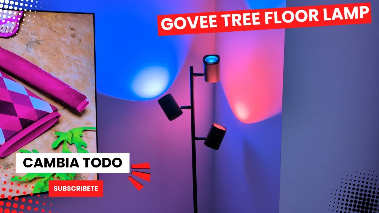 LA LÁMPARA que NECESITAS Govee Tree Floor Lamp Análisis Completo y Setup