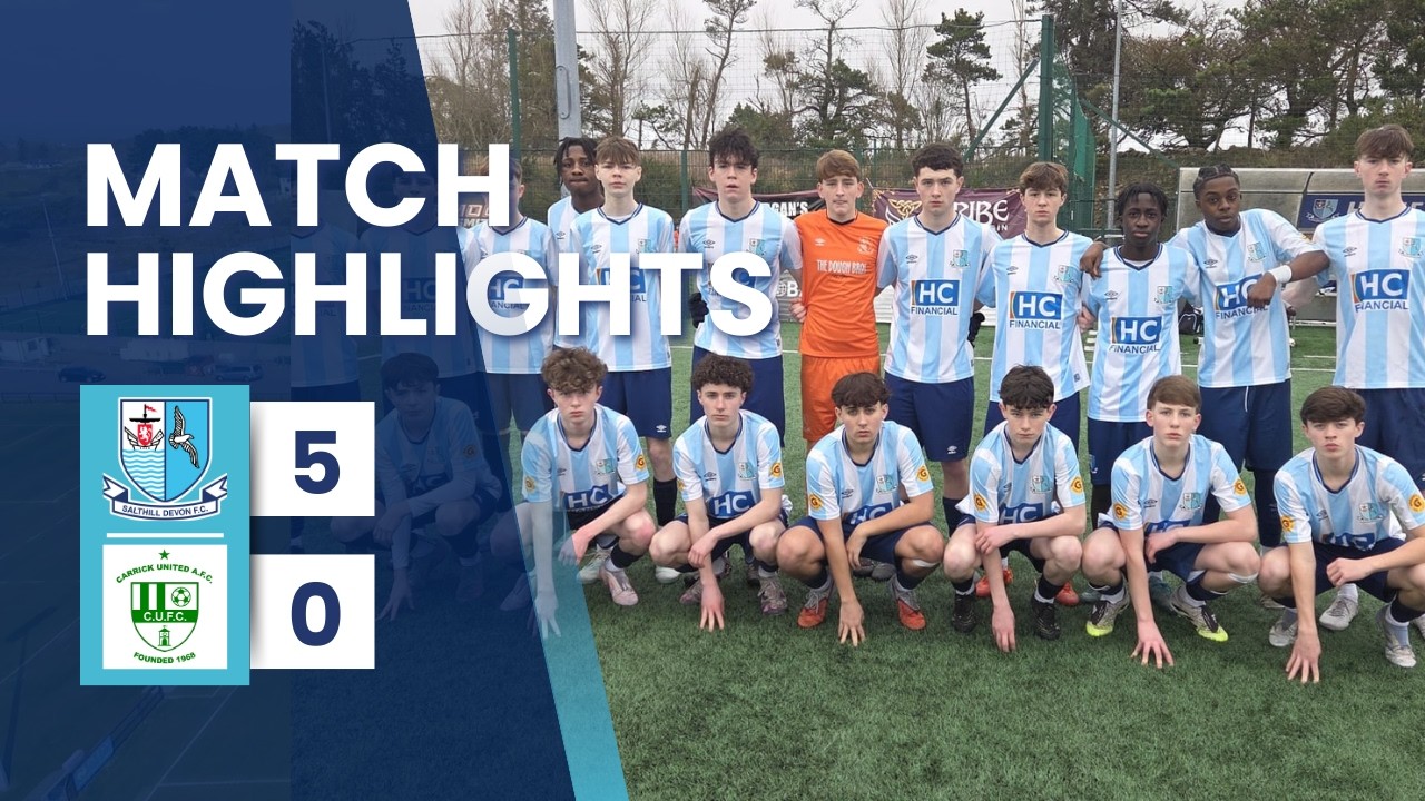 Salthill Devon U16 V Carrick Utd