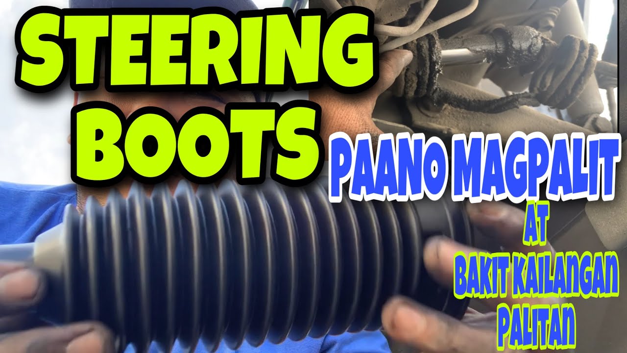 Paano mag palit ng Steering boots
