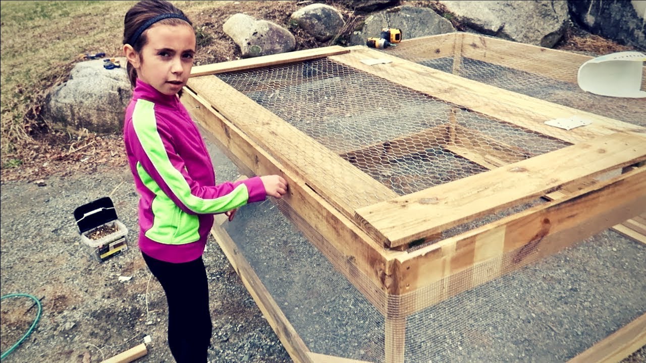 Chicken Tractor Built by a 9 Year Old in 2 1/2 hours