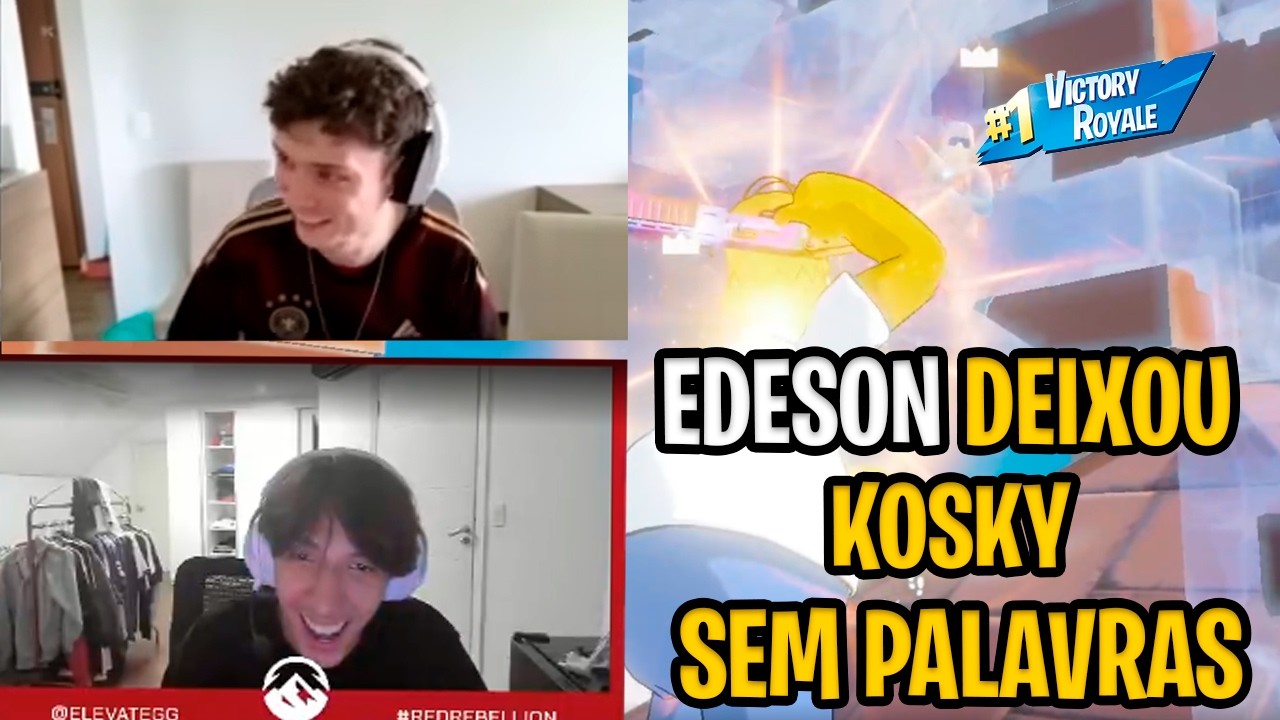 EDSON MOSTRANDO PRO KOSKY COMO SE JOGA FORTNITE