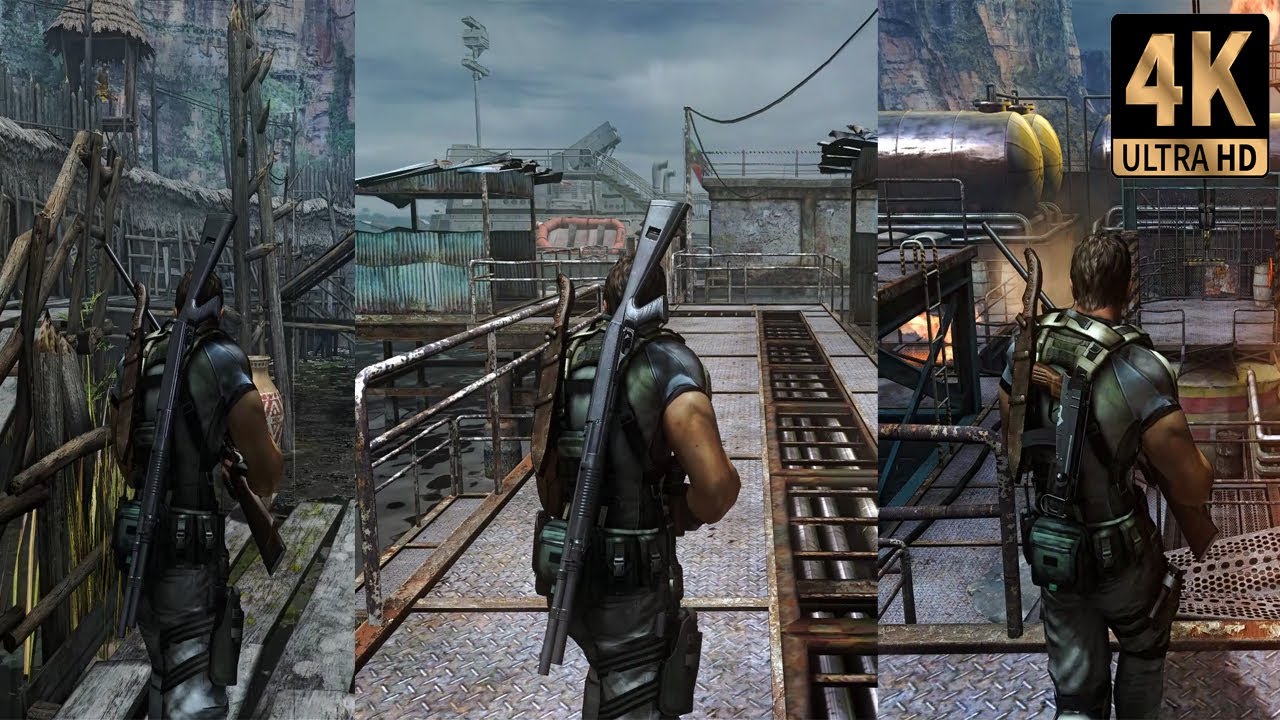 Resident Evil 5 Remastered 2024 - Unbelievable Textures for Characters and Weapons