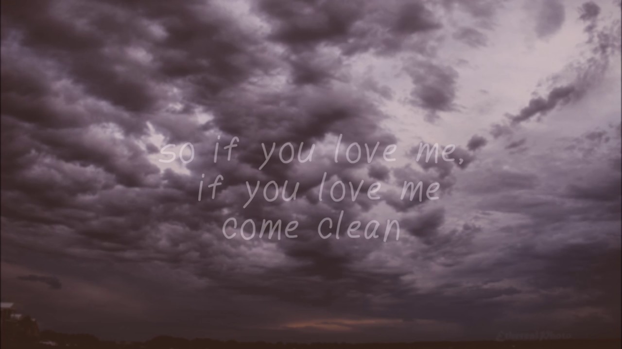 flatsound - if you love me come clean (Lyric Video)