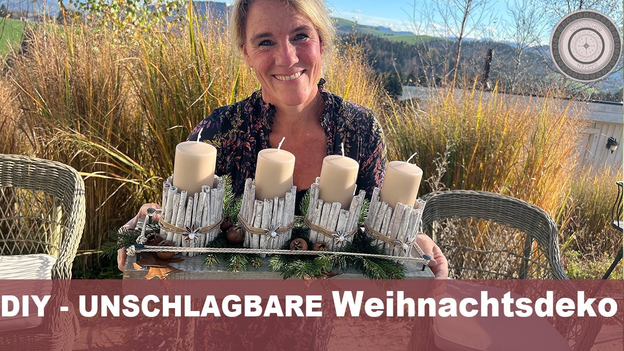 DIY - UNSCHLAGBAR einfach schlicht und besonders - Weihnachtsdekoration