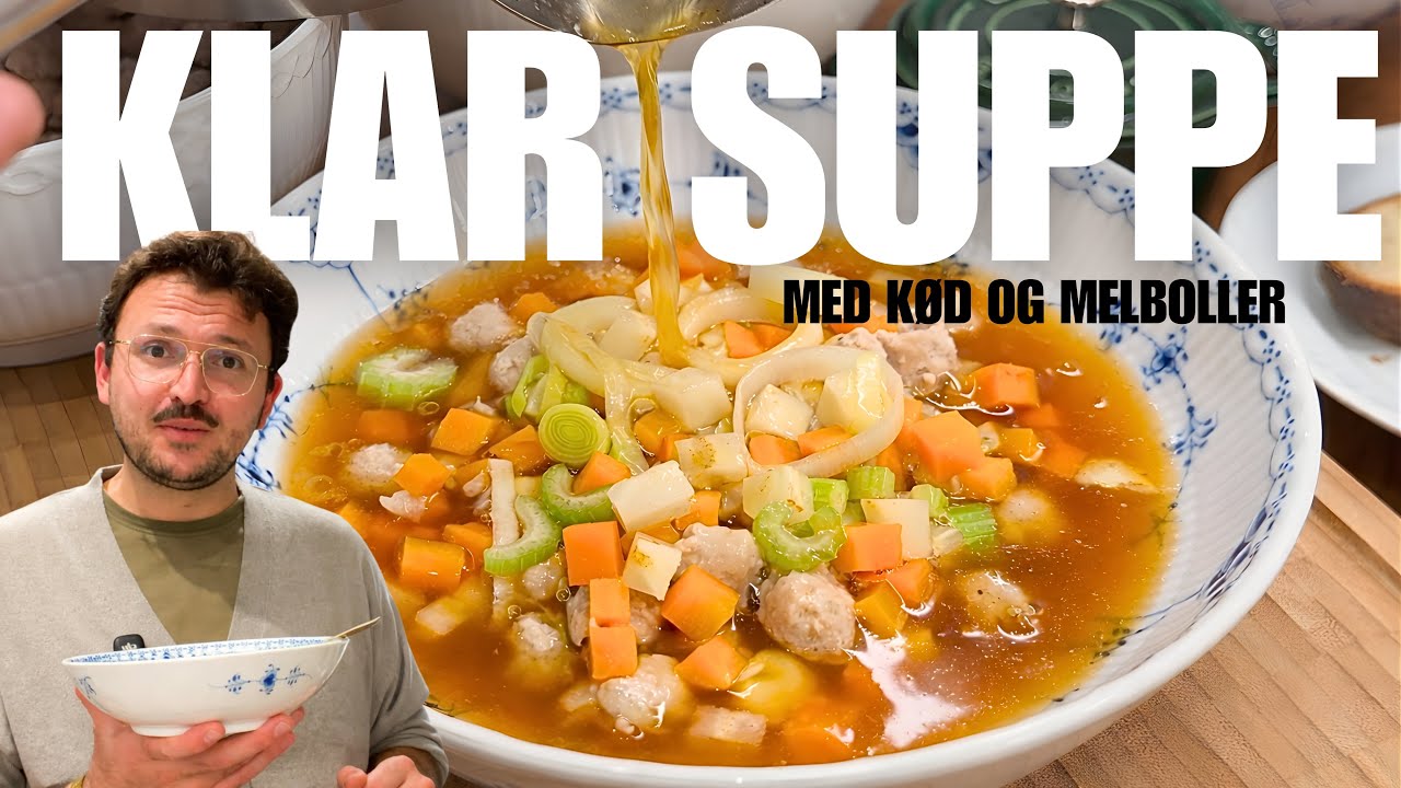 annonce Klassisk Klar Suppe, perfekt til ondt i halsen
