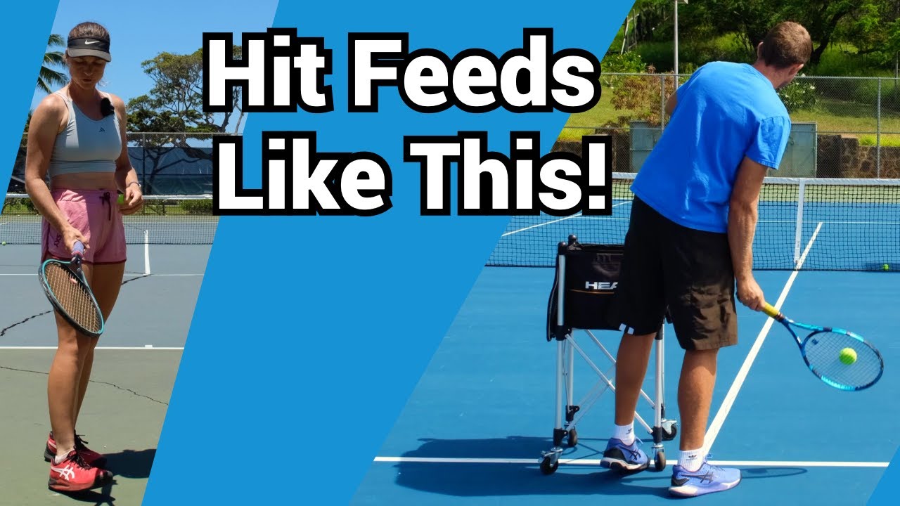 How to hit a proper feed in tennis