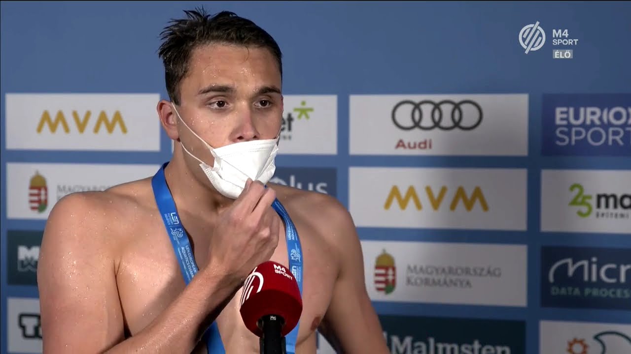 Milák Kristóf: Majdnem összeestem a call roomban | M4 Sport