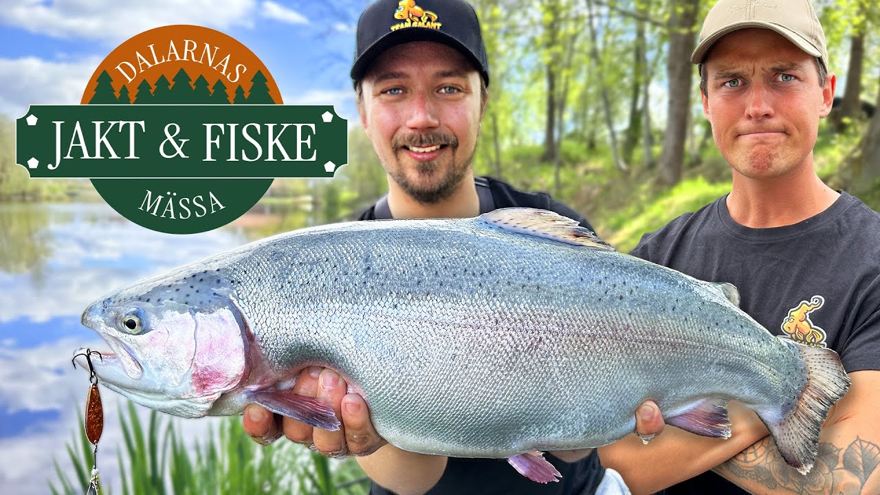 FISHING STORE CHALLENGE 🎣 What do we get for 1000 sek at a fishing fair?!