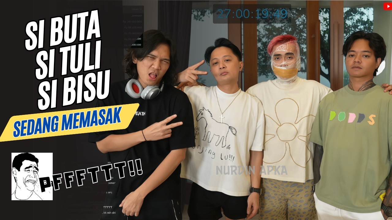 SKETSA PALING CHAOS! 🤣 “SI BUTA, SI TULI, SI BISU” MASAK BARENG | MARAPTHON SEASON 3