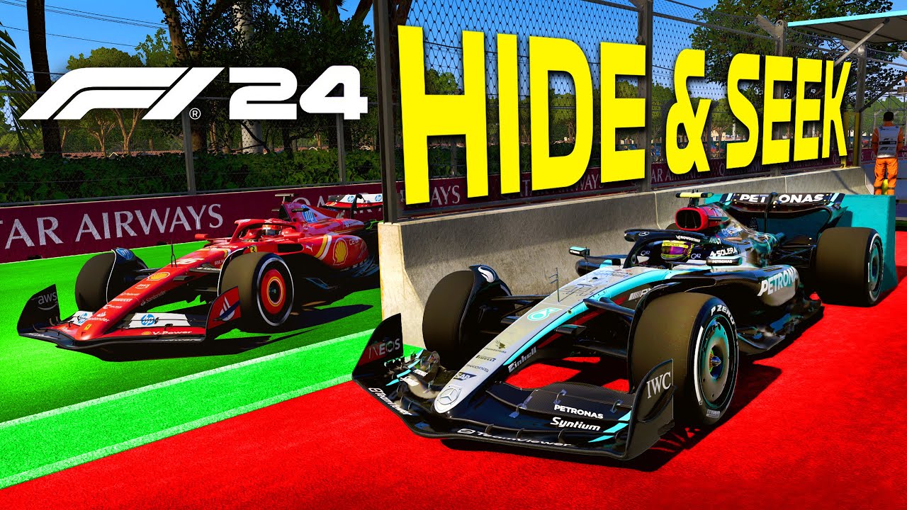 I Played Formula 1 HIDE & SEEK at NEW 2024 Tracks!