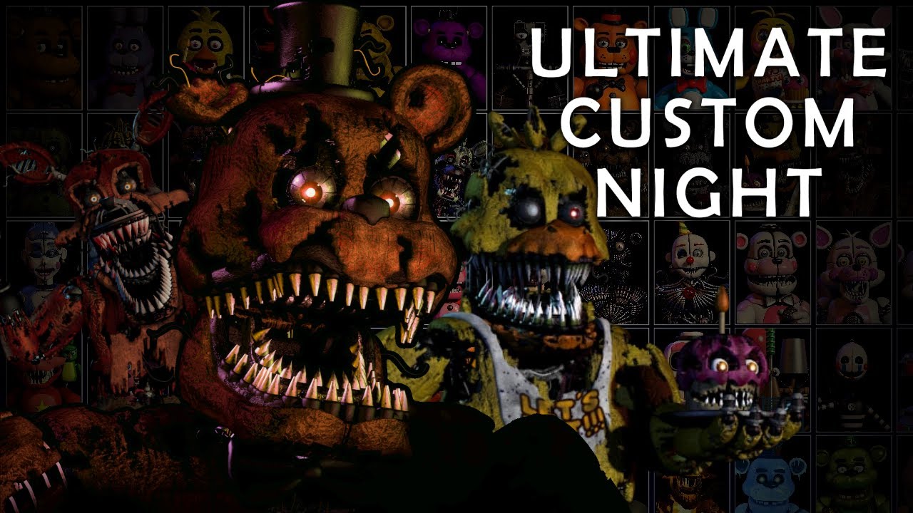 FNAF UCN gameplay. (1 noche)