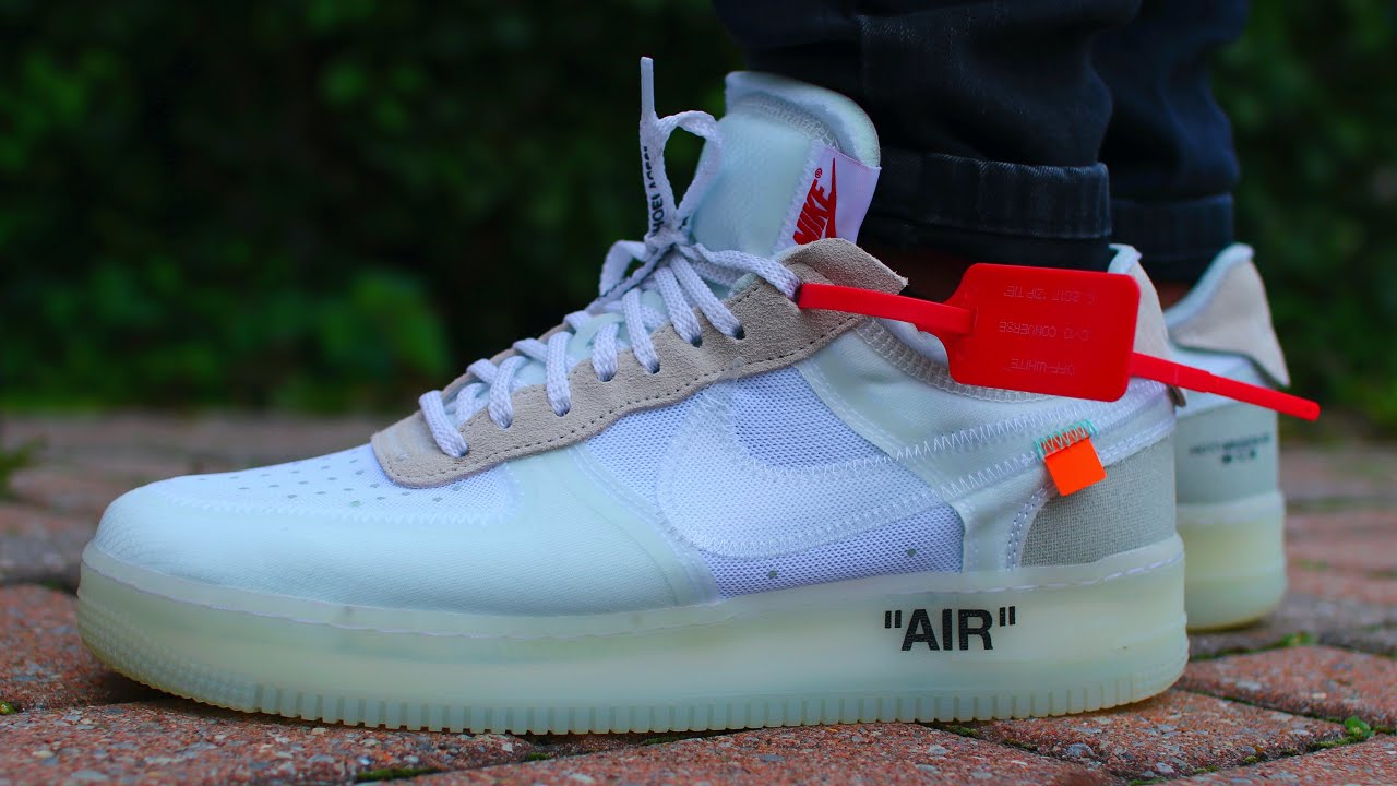 OFF-WHITE NIKE AIR FORCE 1 UNBOXING & ON FEET REVIEW - UA Version