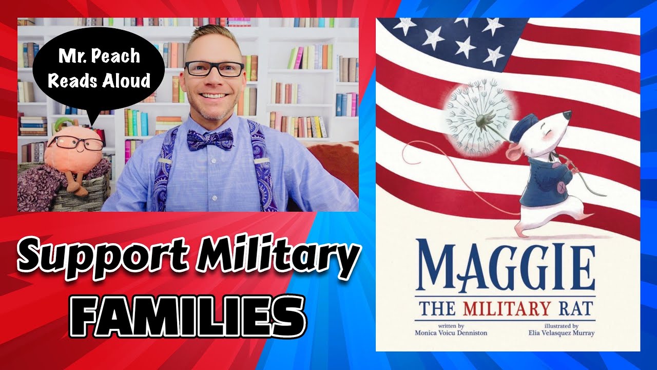 🇺🇸🐀 Children Books Read Aloud:  Maggie the Military Rat by Monica Voicu Denniston