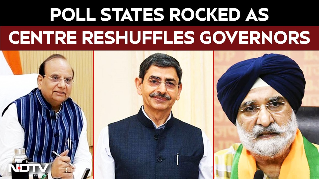 RN Ravi Latest News | Mega Governor Reshuffle Rocks Poll States: Mamata Banerjee Slams Centre