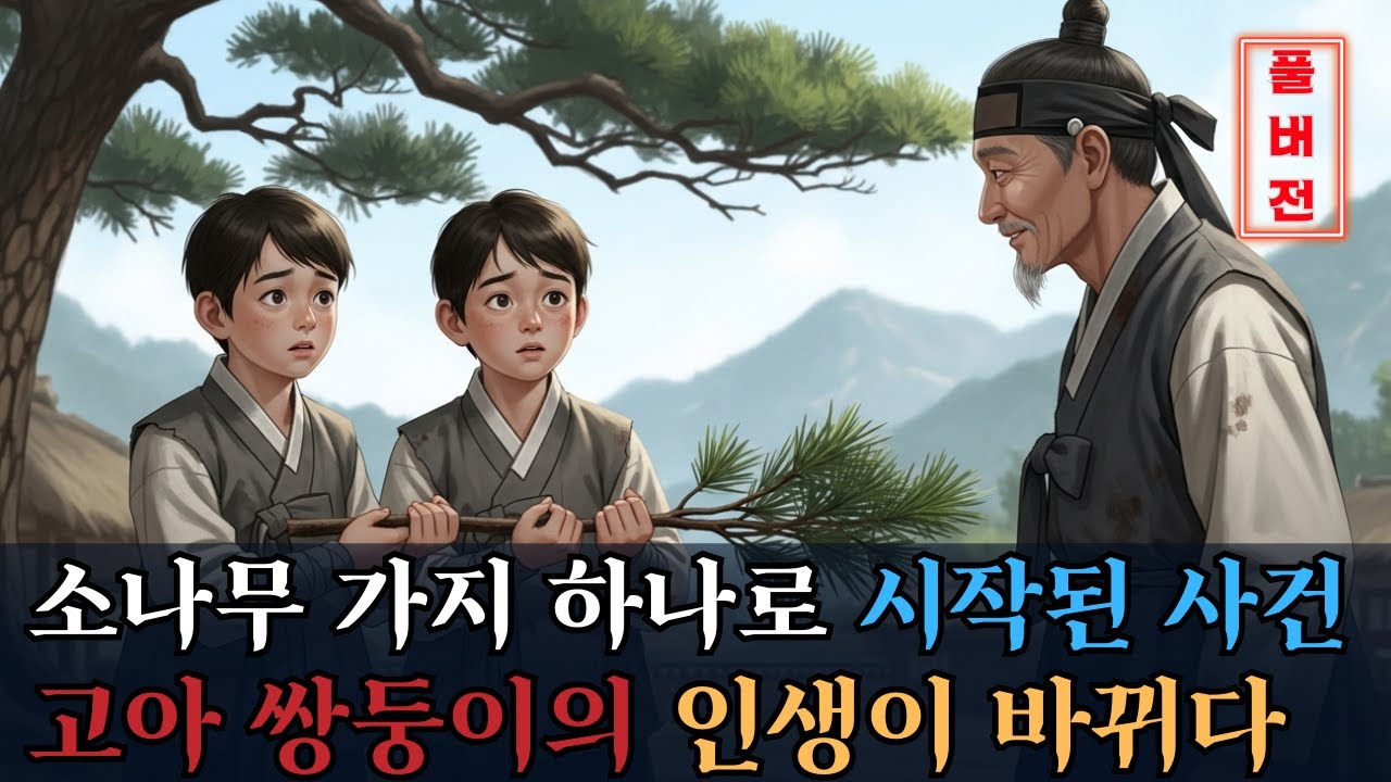 조선 야담｜벌을 받을 줄 알았던 소나무 가지 하나고아 쌍둥이의 운명을 완전히 뒤집은 이야기.