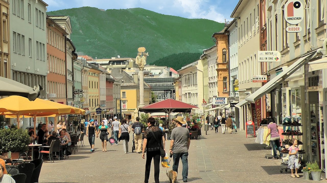 Villach, Kärnten, Österreich (Carinthia, Austria) [HD] (videoturysta)