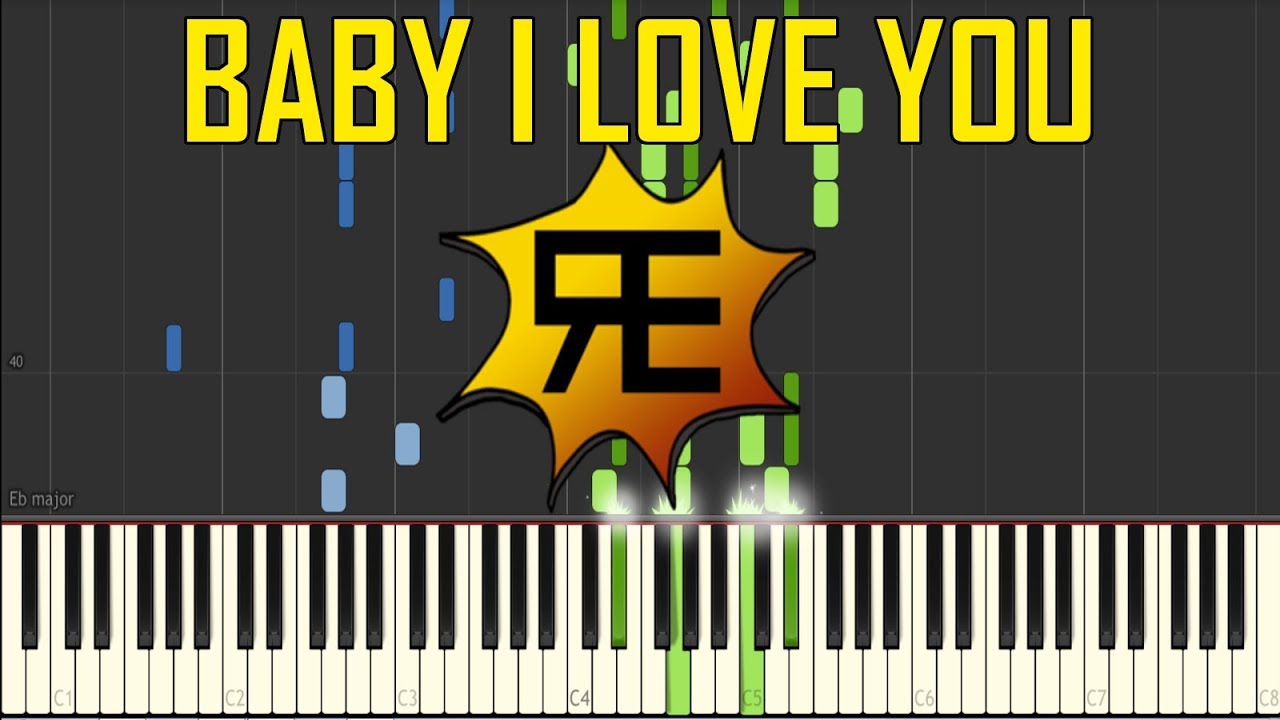 Baby I Love You (full song) - Random Encounters [Synthesia Piano Tutorial]