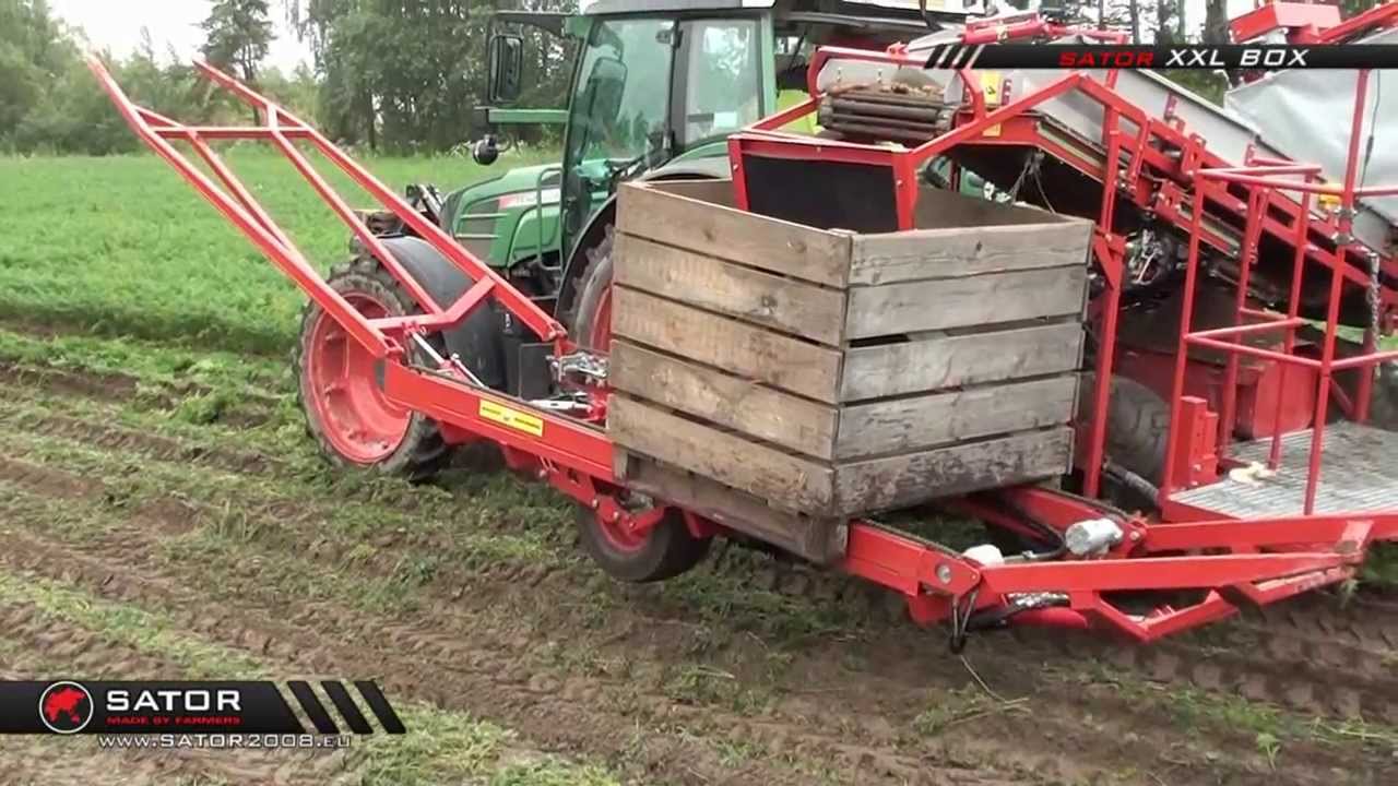 Sator XXL - Kombajn do marchwi do skrzyniopalet / Carrot Harvester for Boxes