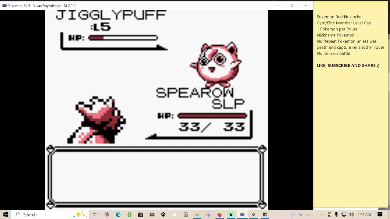 Pokemon Red Nuzlocke