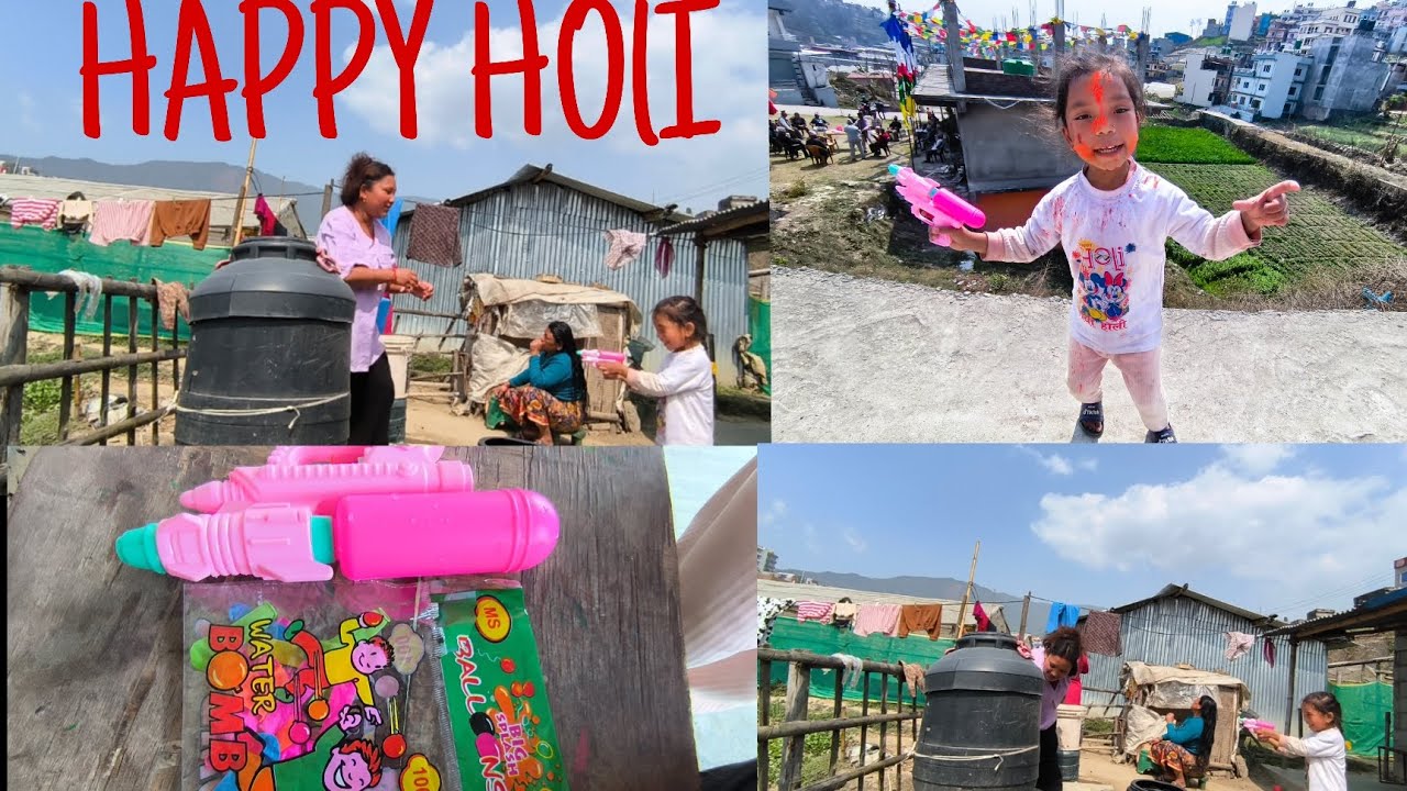 HAPPY HOLI ALL OF YOU MERO PUKUKO HOLI