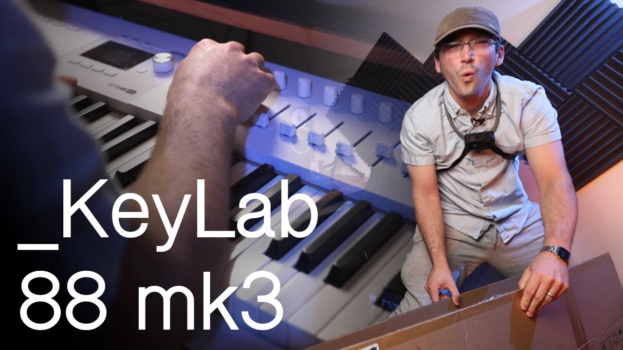 Распаковка Arturia KeyLab 88 mk3!