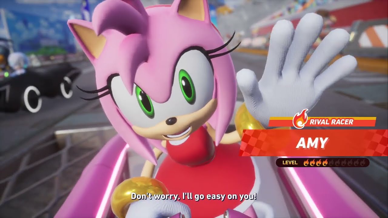 Tangle Vs. Amy - Pumpkin Grand Prix  ( Super Sonic Speed) Sonic Racing CrossWorlds