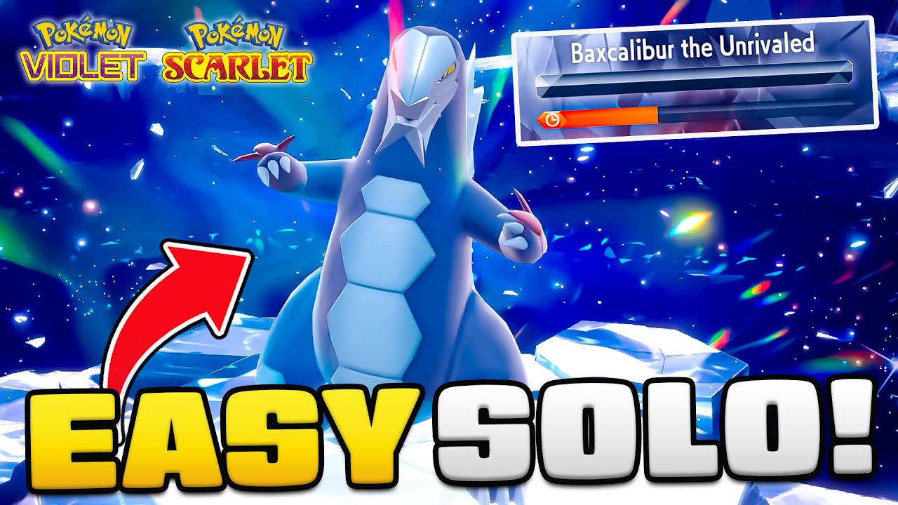 The BEST Pokemon to SOLO 7 Star BAXCALIBUR Tera Raid in Scarlet and Violet