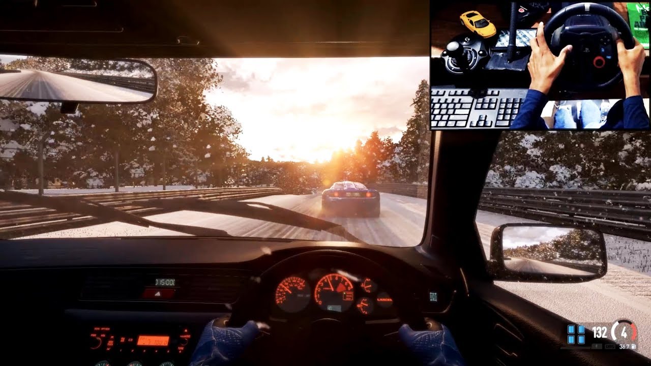 Mitsubishi Evo IX Nurburgring Realistic Trackday - Project Cars 2 (logitech g29) gameplay