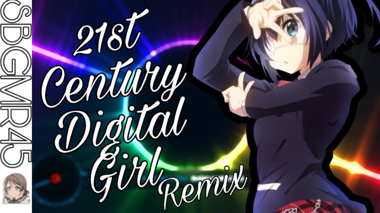 Nightcore - 21st Century Digital Girl (Remix) - Lyrics