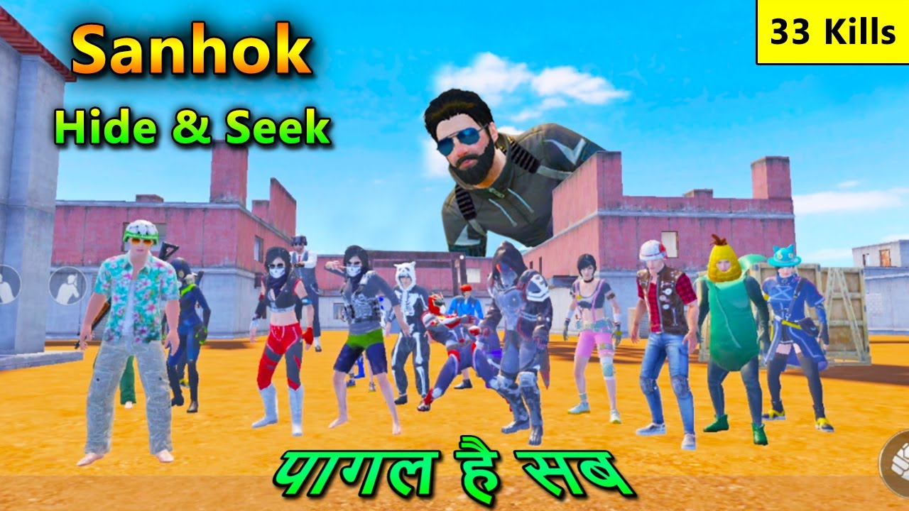PUBG Hide and Seek in Sanhok Bootcamp | Pubg Mobile Funny Gameplay | Bollywood Gaming
