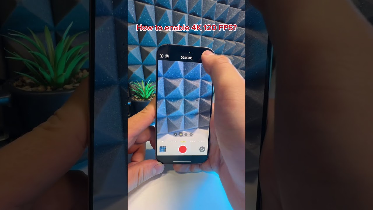 HOW TO ENABLE 4K 120FPS ON IPHONE 16 PRO? 